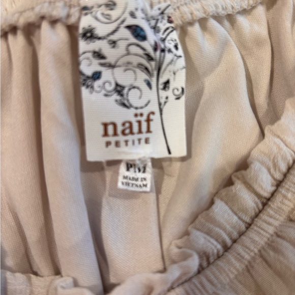 NAIF Cream Ruffled Off-Shoulder Sundress - Picture 3 of 6